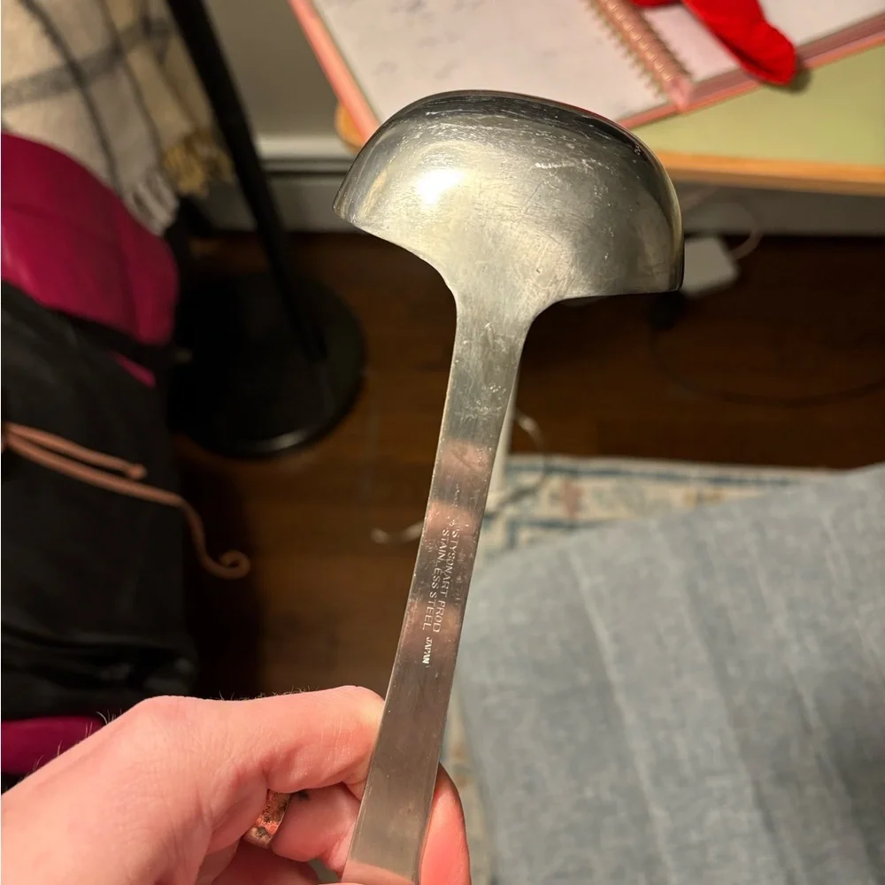Elegant Silver Serving Ladle